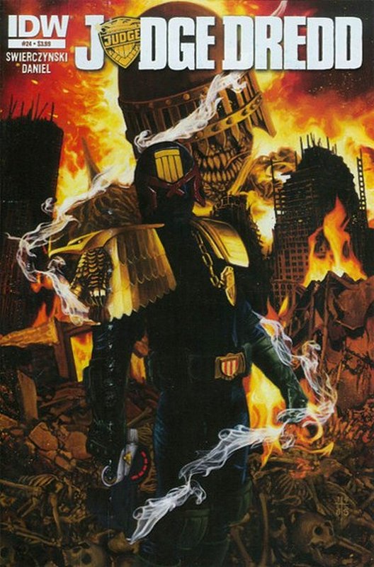 Cover of Judge Dredd (IDW) (Vol 1) #24. One of 250,000 Vintage American Comics on sale from Krypton!