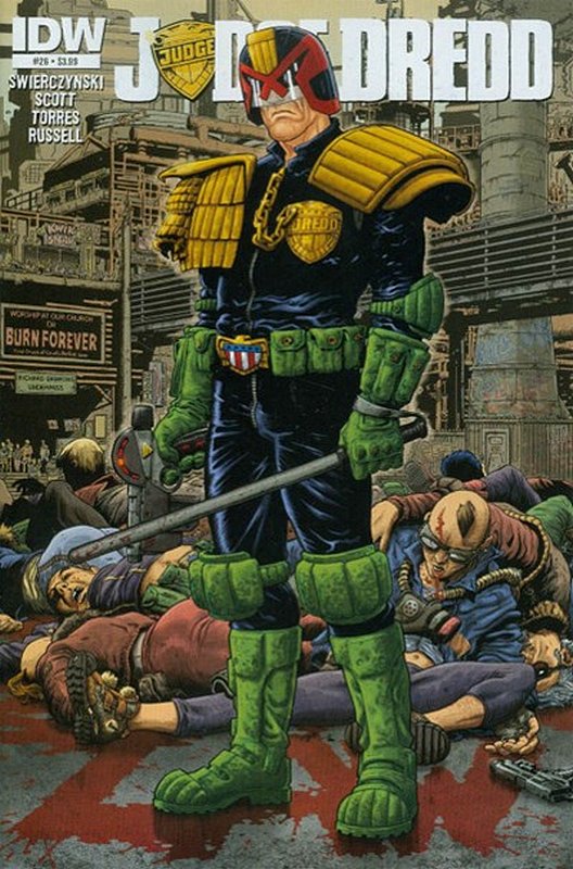 Cover of Judge Dredd (IDW) (Vol 1) #26. One of 250,000 Vintage American Comics on sale from Krypton!