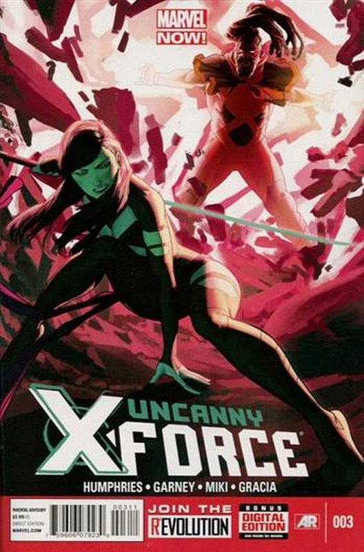 Cover of Uncanny X-Force (Vol 2) #3. One of 250,000 Vintage American Comics on sale from Krypton!