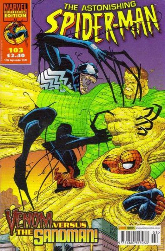Cover of Astonishing Spider-Man (Vol 1) (UK) #103. One of 250,000 Vintage American Comics on sale from Krypton!