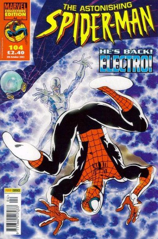 Cover of Astonishing Spider-Man (Vol 1) (UK) #104. One of 250,000 Vintage American Comics on sale from Krypton!