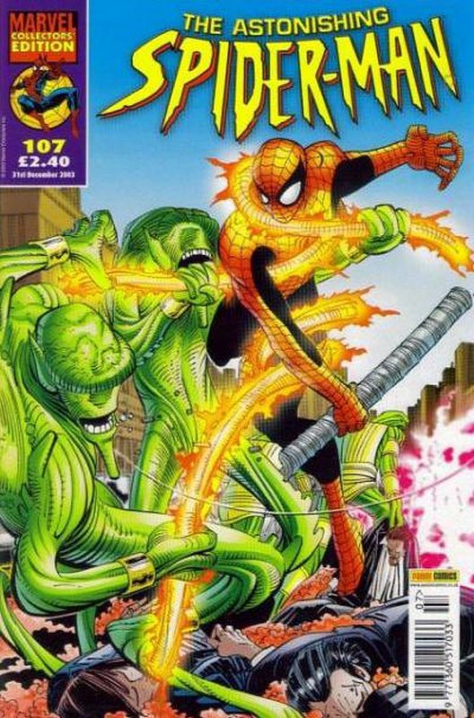 Cover of Astonishing Spider-Man (Vol 1) (UK) #107. One of 250,000 Vintage American Comics on sale from Krypton!