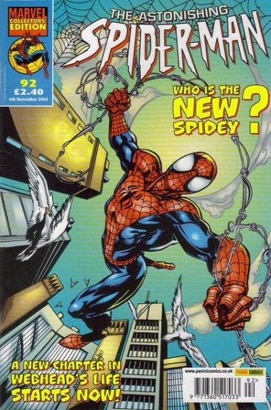 Cover of Astonishing Spider-Man (Vol 1) (UK) #92. One of 250,000 Vintage American Comics on sale from Krypton!