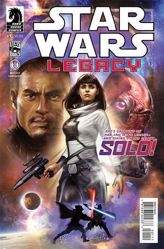 Cover of Star Wars: Legacy (Vol 2) #1. One of 250,000 Vintage American Comics on sale from Krypton!