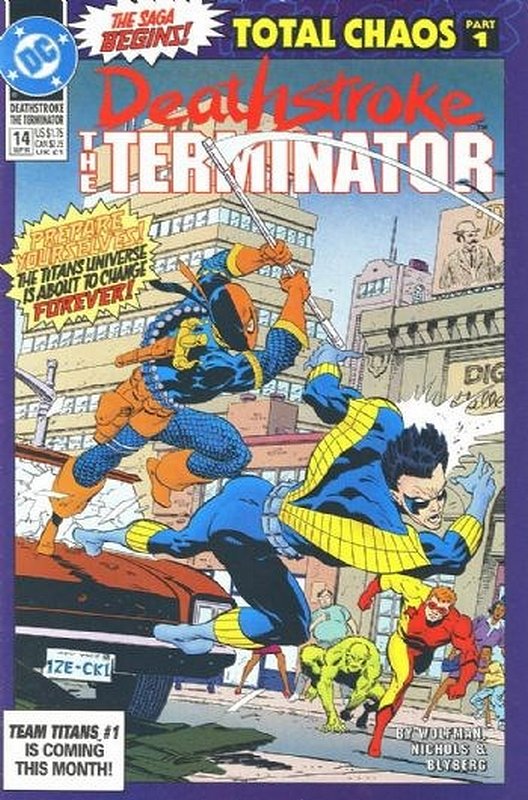 Cover of Deathstroke (Vol 1) The Terminator #14. One of 250,000 Vintage American Comics on sale from Krypton!