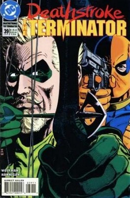 Green Arrow Appearance<br> Cover of Deathstroke (Vol 1) The Terminator #39. One of 250,000 Vintage American Comics on sale from Krypton!