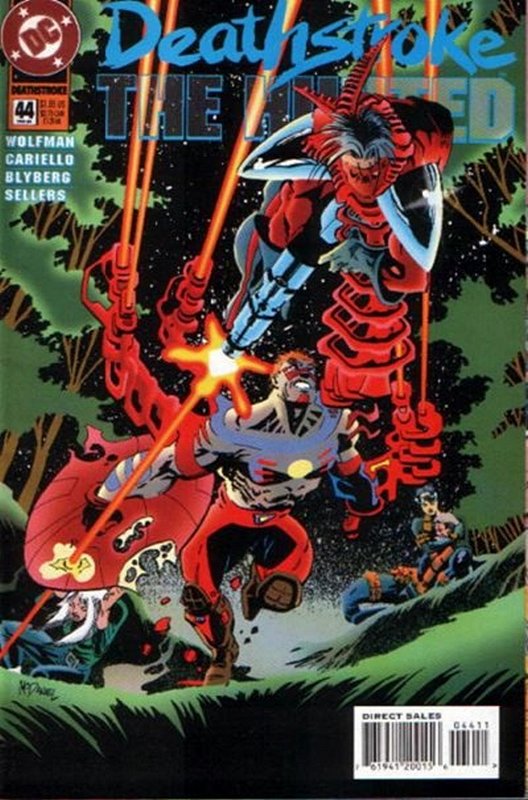 Cover of Deathstroke (Vol 1) The Terminator #44. One of 250,000 Vintage American Comics on sale from Krypton!