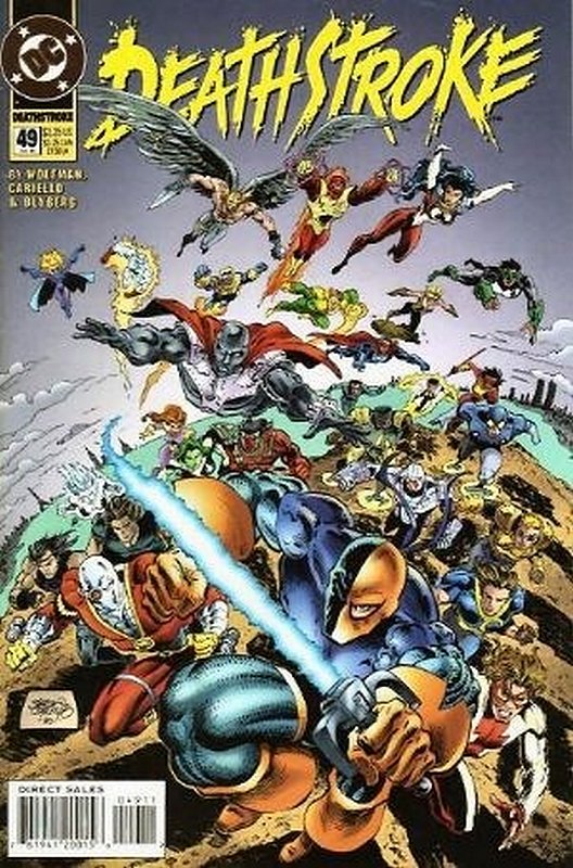 Cover of Deathstroke (Vol 1) The Terminator #49. One of 250,000 Vintage American Comics on sale from Krypton!