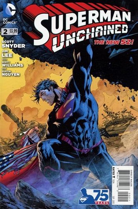 Cover of Superman Unchained (Vol 1) #2. One of 250,000 Vintage American Comics on sale from Krypton!