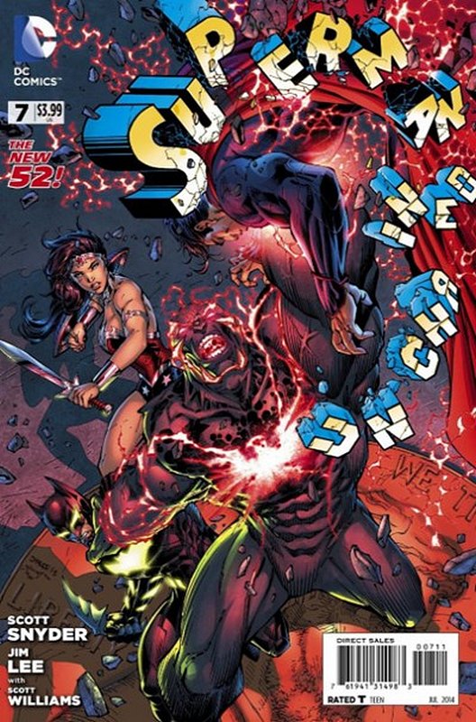Cover of Superman Unchained (Vol 1) #7. One of 250,000 Vintage American Comics on sale from Krypton!