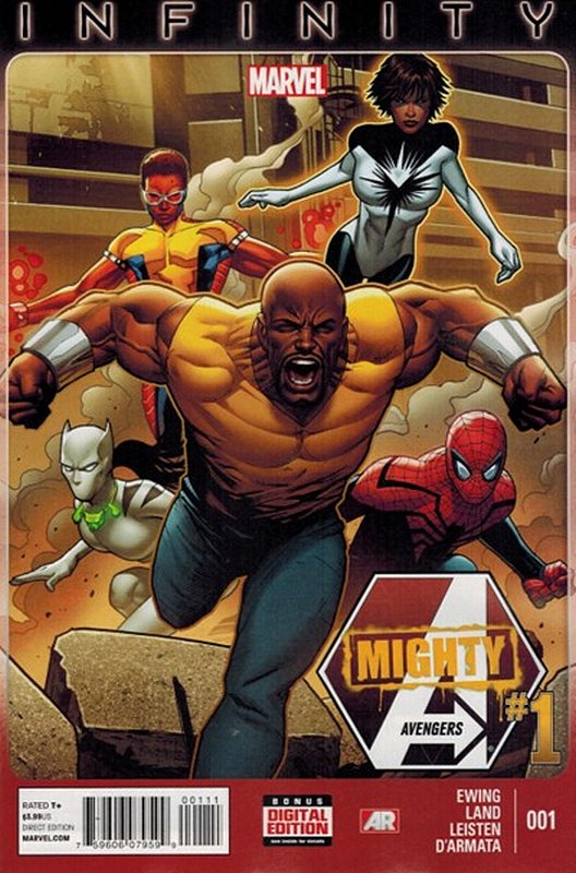 Cover of Mighty Avengers (Vol 2) #1. One of 250,000 Vintage American Comics on sale from Krypton!