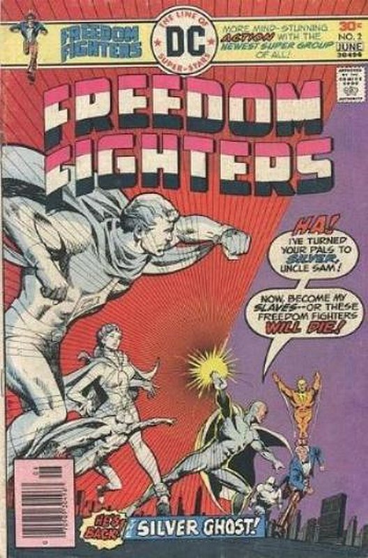 Cover of Freedom Fighters (Vol 1) #2. One of 250,000 Vintage American Comics on sale from Krypton!