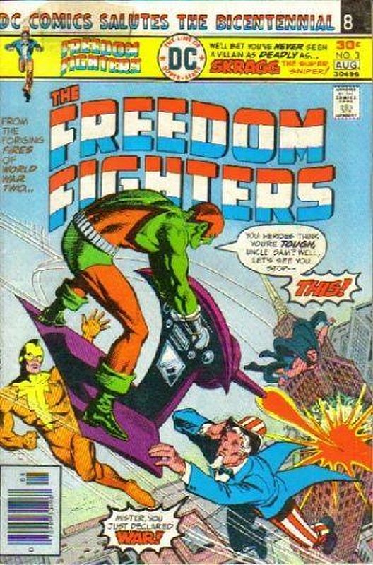 Cover of Freedom Fighters (Vol 1) #3. One of 250,000 Vintage American Comics on sale from Krypton!