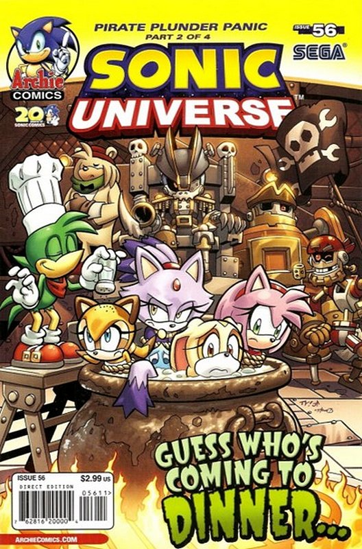 Cover of Sonic Universe (Vol 1) #56. One of 250,000 Vintage American Comics on sale from Krypton!