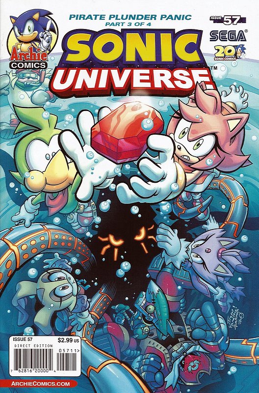 Cover of Sonic Universe (Vol 1) #57. One of 250,000 Vintage American Comics on sale from Krypton!