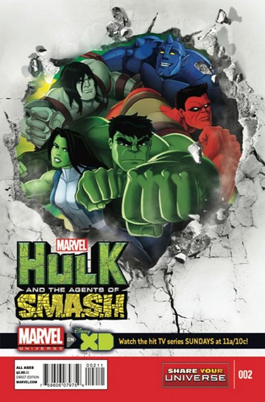 Cover of Hulk: Agents of Smash (2013 Ltd) #2. One of 250,000 Vintage American Comics on sale from Krypton!