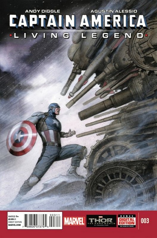 Cover of Captain America: Living Legend (2013 Ltd) #3. One of 250,000 Vintage American Comics on sale from Krypton!