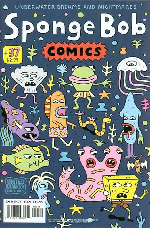 Cover of Spongebob Comics (Vol 1) #37. One of 250,000 Vintage American Comics on sale from Krypton!