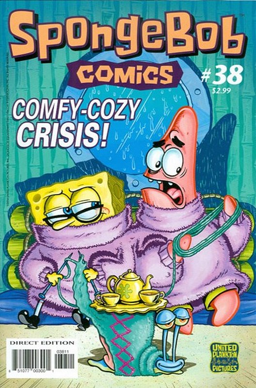 Cover of Spongebob Comics (Vol 1) #38. One of 250,000 Vintage American Comics on sale from Krypton!