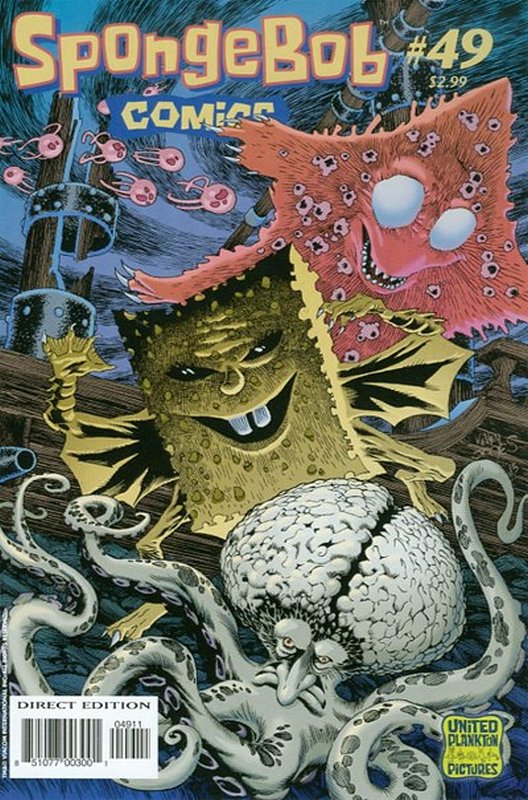 Cover of Spongebob Comics (Vol 1) #49. One of 250,000 Vintage American Comics on sale from Krypton!