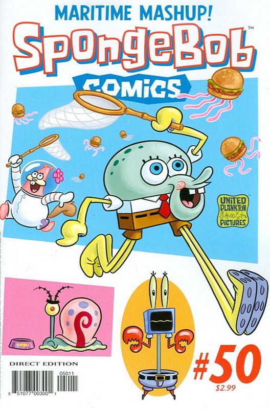 Cover of Spongebob Comics (Vol 1) #50. One of 250,000 Vintage American Comics on sale from Krypton!