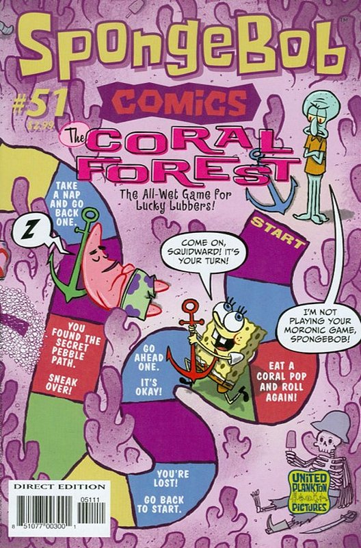 Cover of Spongebob Comics (Vol 1) #51. One of 250,000 Vintage American Comics on sale from Krypton!