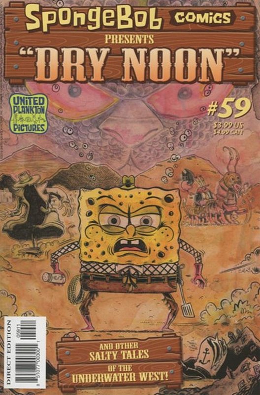 Cover of Spongebob Comics (Vol 1) #59. One of 250,000 Vintage American Comics on sale from Krypton!
