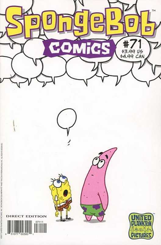 Cover of Spongebob Comics (Vol 1) #71. One of 250,000 Vintage American Comics on sale from Krypton!