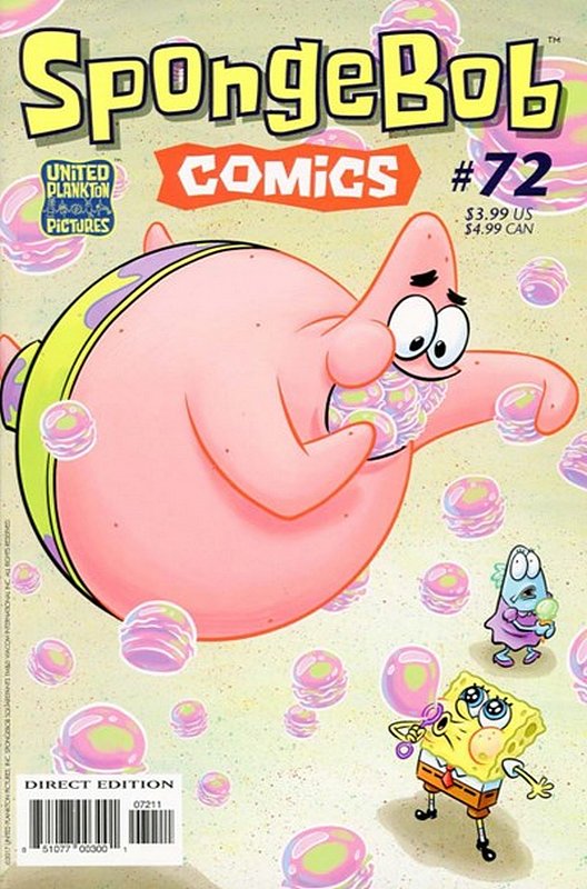 Cover of Spongebob Comics (Vol 1) #72. One of 250,000 Vintage American Comics on sale from Krypton!
