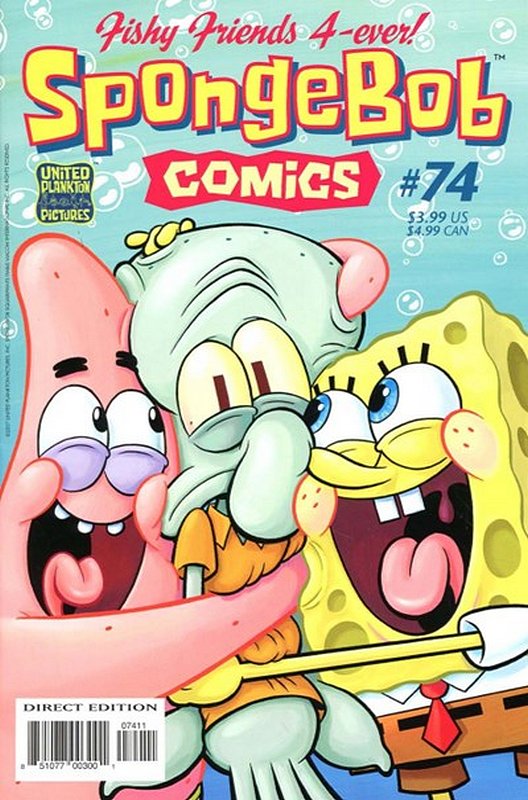 Cover of Spongebob Comics (Vol 1) #74. One of 250,000 Vintage American Comics on sale from Krypton!