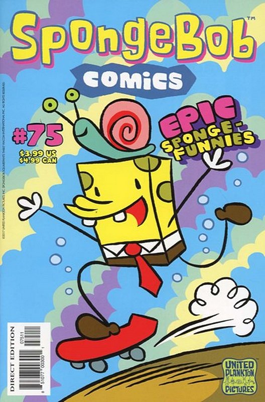 Cover of Spongebob Comics (Vol 1) #75. One of 250,000 Vintage American Comics on sale from Krypton!