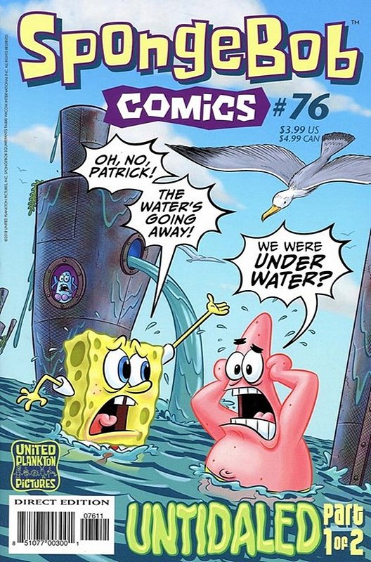 Cover of Spongebob Comics (Vol 1) #76. One of 250,000 Vintage American Comics on sale from Krypton!
