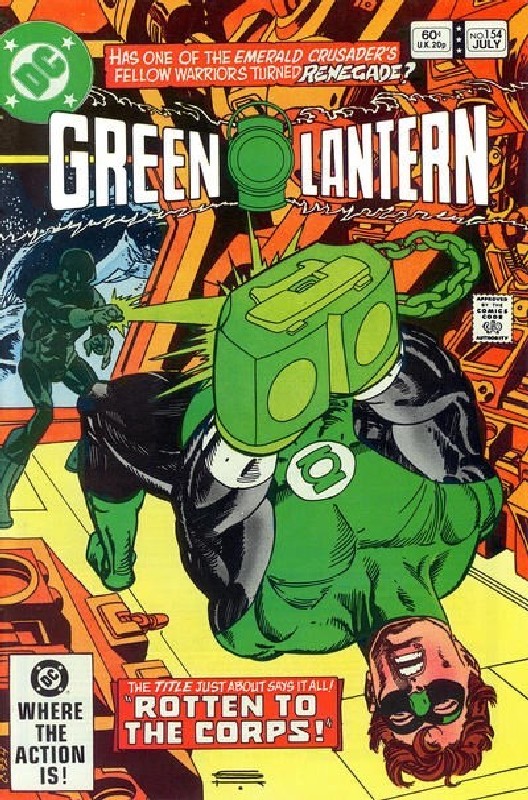 Cover of Green Lantern (Vol 2) #154. One of 250,000 Vintage American Comics on sale from Krypton!
