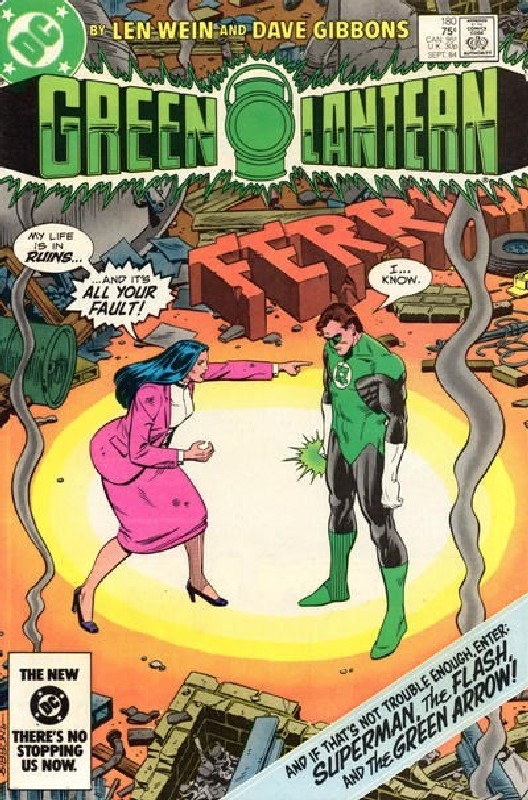 Cover of Green Lantern (Vol 2) #180. One of 250,000 Vintage American Comics on sale from Krypton!