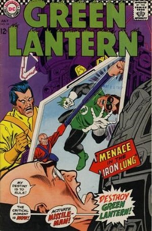 Cover of Green Lantern (Vol 2) #54. One of 250,000 Vintage American Comics on sale from Krypton!