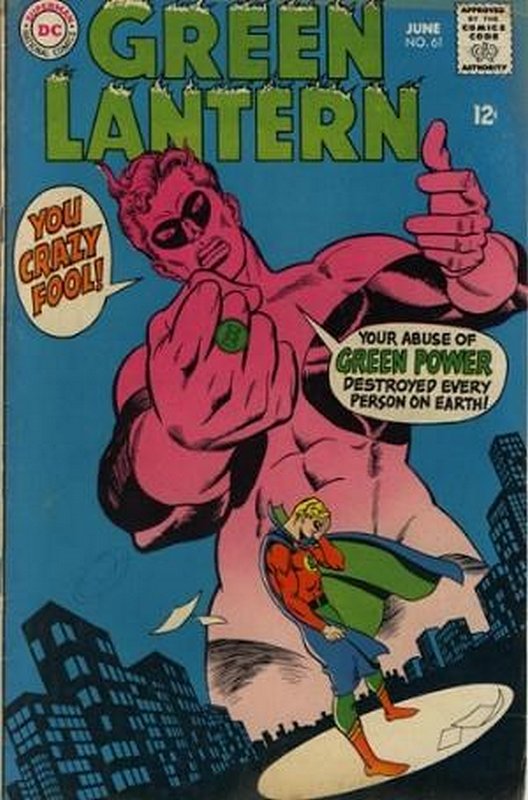 Cover of Green Lantern (Vol 2) #61. One of 250,000 Vintage American Comics on sale from Krypton!
