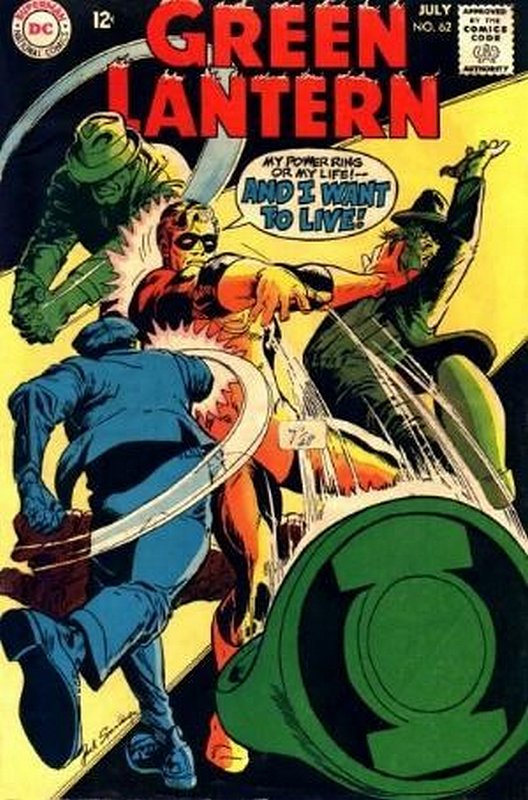 Cover of Green Lantern (Vol 2) #62. One of 250,000 Vintage American Comics on sale from Krypton!