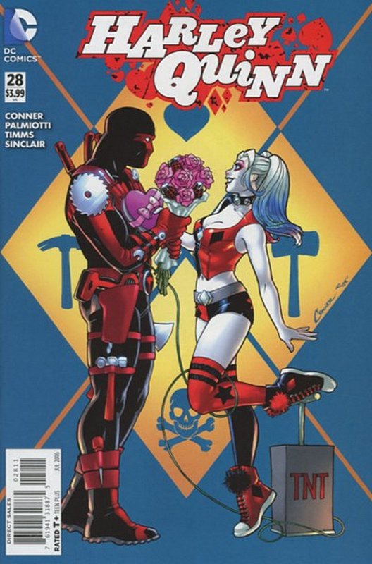 Cover of Harley Quinn (Vol 2) #28. One of 250,000 Vintage American Comics on sale from Krypton!