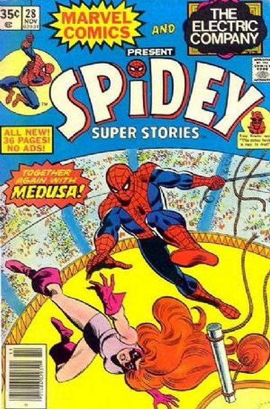 Cover of Spidey Super Stories (Vol 1) #28. One of 250,000 Vintage American Comics on sale from Krypton!