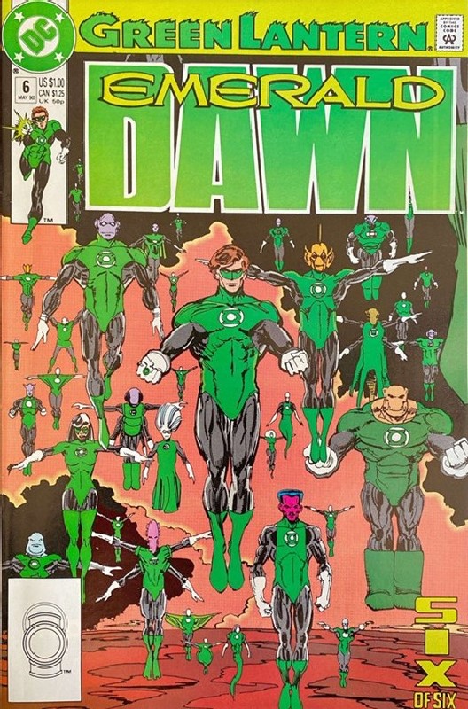 Cover of Green Lantern: Emerald Dawn (1989 Ltd) #6. One of 250,000 Vintage American Comics on sale from Krypton!