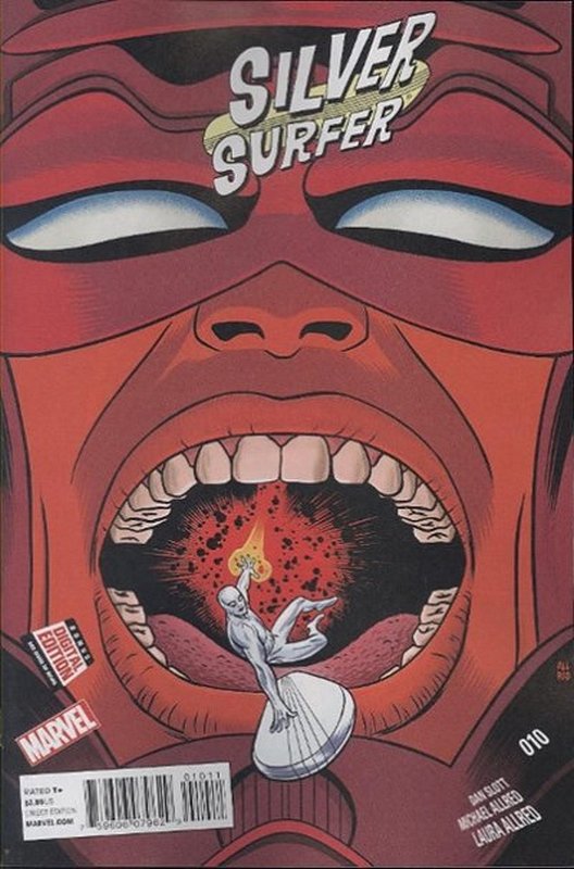 Cover of Silver Surfer (Vol 4) #10. One of 250,000 Vintage American Comics on sale from Krypton!