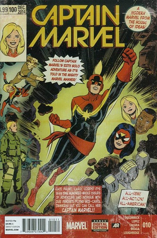 Cover of Captain Marvel (Vol 6) #10. One of 250,000 Vintage American Comics on sale from Krypton!