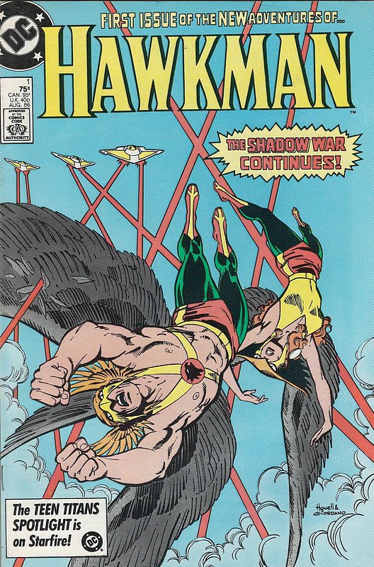 Cover of Hawkman (Vol 2) #1. One of 250,000 Vintage American Comics on sale from Krypton!