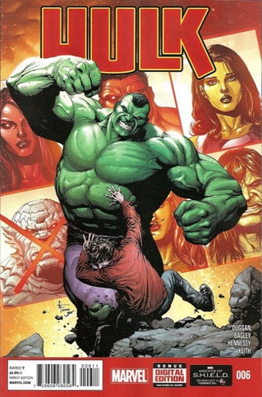 Cover of Hulk (Vol 1) #6. One of 250,000 Vintage American Comics on sale from Krypton!