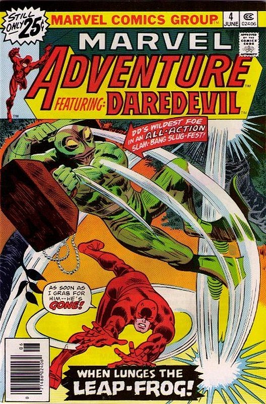 Cover of Marvel Adventure: Featuring Daredevil (Vol 1) #4. One of 250,000 Vintage American Comics on sale from Krypton!