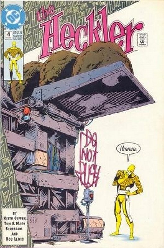 Cover of Heckler (Vol 1) The #4. One of 250,000 Vintage American Comics on sale from Krypton!