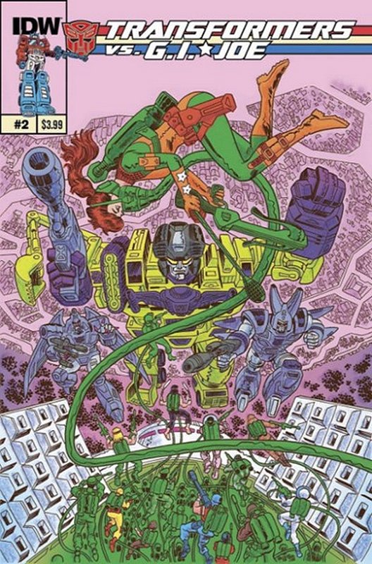 Cover of Transformers vs GI Joe (2014 Ltd) #2. One of 250,000 Vintage American Comics on sale from Krypton!