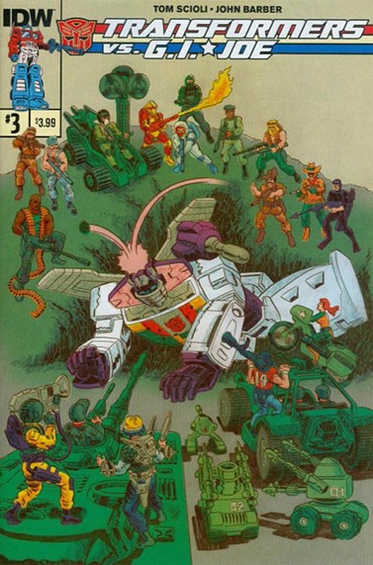 Cover of Transformers vs GI Joe (2014 Ltd) #3. One of 250,000 Vintage American Comics on sale from Krypton!