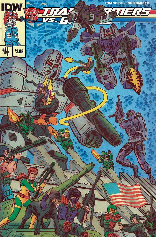 Cover of Transformers vs GI Joe (2014 Ltd) #4. One of 250,000 Vintage American Comics on sale from Krypton!