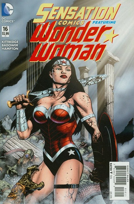 Cover of Sensation Comics Featuring Wonder Woman (Vol 1) #16. One of 250,000 Vintage American Comics on sale from Krypton!